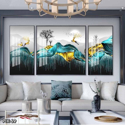 Tranh Hươu Tài Lộc | Tranh Ngọc Việt - Đắk Lắk | Tranh Ngọc Việt - Xưởng Tranh Đẹp Buôn Ma Thuột (BMT) DakLak