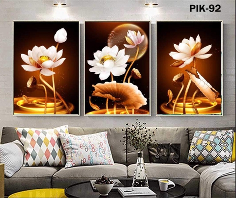 Tranh Hoa Sen Đẹp | Tranh Ngọc Việt - Đắk Lắk | Tranh Ngọc Việt - Xưởng Tranh Đẹp Buôn Ma Thuột (BMT) DakLak