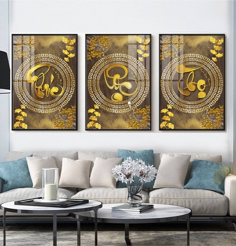 Tranh Phúc Lộc Thọ | Tranh Ngọc Việt - Đắk Lắk | Tranh Ngọc Việt - Xưởng Tranh Đẹp Buôn Ma Thuột (BMT) DakLak