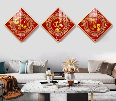 Tranh Phúc Lộc Thọ | Tranh Ngọc Việt - Đắk Lắk | Tranh Ngọc Việt - Xưởng Tranh Đẹp Buôn Ma Thuột (BMT) DakLak