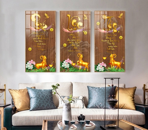 Tranh Phúc Lộc Thọ | Tranh Ngọc Việt - Đắk Lắk | Tranh Ngọc Việt - Xưởng Tranh Đẹp Buôn Ma Thuột (BMT) DakLak