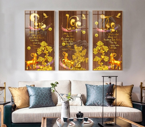 Tranh Phúc Lộc Thọ | Tranh Ngọc Việt - Đắk Lắk | Tranh Ngọc Việt - Xưởng Tranh Đẹp Buôn Ma Thuột (BMT) DakLak