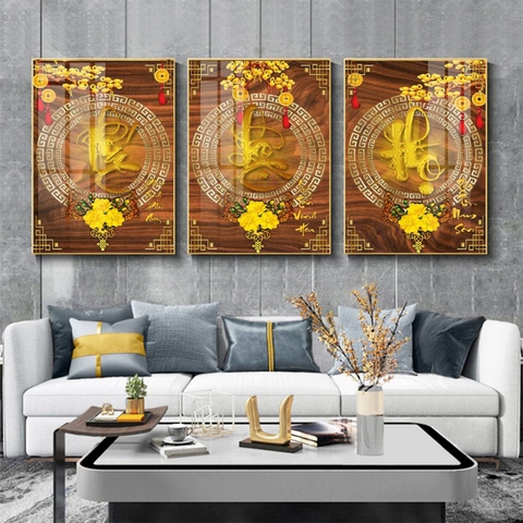 Tranh Phúc Lộc Thọ | Tranh Ngọc Việt - Đắk Lắk | Tranh Ngọc Việt - Xưởng Tranh Đẹp Buôn Ma Thuột (BMT) DakLak