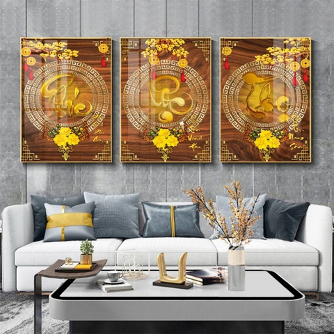 Tranh Phúc Lộc Thọ | Tranh Ngọc Việt - Đắk Lắk | Tranh Ngọc Việt - Xưởng Tranh Đẹp Buôn Ma Thuột (BMT) DakLak