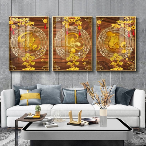 Tranh Phúc Lộc Thọ | Tranh Ngọc Việt - Đắk Lắk | Tranh Ngọc Việt - Xưởng Tranh Đẹp Buôn Ma Thuột (BMT) DakLak