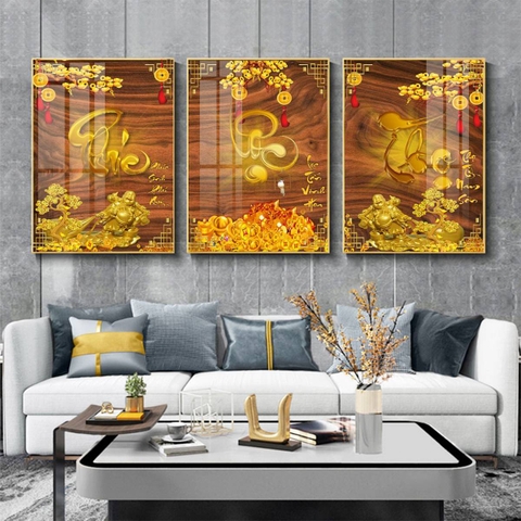 Tranh Phúc Lộc Thọ | Tranh Ngọc Việt - Đắk Lắk | Tranh Ngọc Việt - Xưởng Tranh Đẹp Buôn Ma Thuột (BMT) DakLak