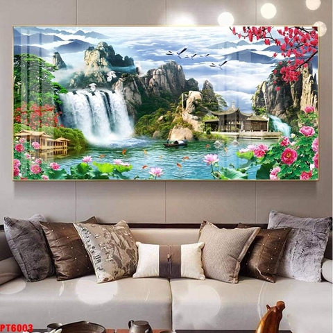 Tranh Sơn Thủy Ngang | Tranh Ngọc Việt - Đắk Lắk | Tranh Ngọc Việt - Xưởng Tranh Đẹp Buôn Ma Thuột (BMT) DakLak