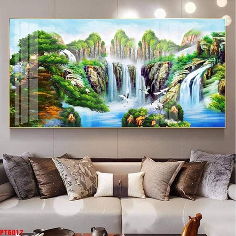 Tranh Sơn Thủy Ngang | Tranh Ngọc Việt - Đắk Lắk | Tranh Ngọc Việt - Xưởng Tranh Đẹp Buôn Ma Thuột (BMT) DakLak