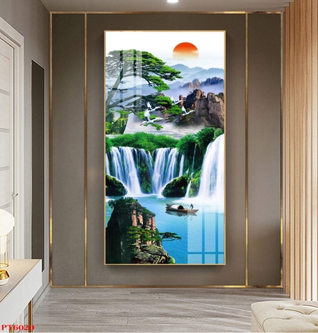 Tranh Sơn Thủy Dọc | Tranh Ngọc Việt - Đắk Lắk | Tranh Ngọc Việt - Xưởng Tranh Đẹp Buôn Ma Thuột (BMT) DakLak