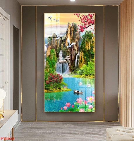 Tranh Sơn Thủy Dọc | Tranh Ngọc Việt - Đắk Lắk | Tranh Ngọc Việt - Xưởng Tranh Đẹp Buôn Ma Thuột (BMT) DakLak