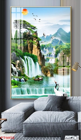 Tranh Sơn Thủy Dọc | Tranh Ngọc Việt - Đắk Lắk | Tranh Ngọc Việt - Xưởng Tranh Đẹp Buôn Ma Thuột (BMT) DakLak