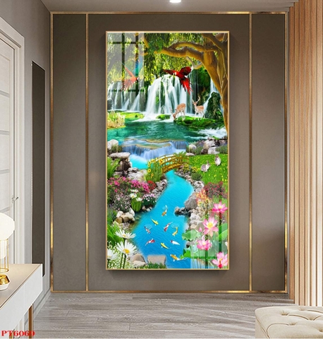 Tranh Sơn Thủy Dọc | Tranh Ngọc Việt - Đắk Lắk | Tranh Ngọc Việt - Xưởng Tranh Đẹp Buôn Ma Thuột (BMT) DakLak