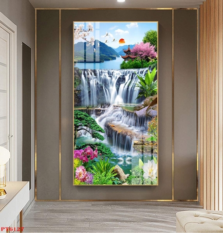 Tranh Sơn Thủy Dọc | Tranh Ngọc Việt - Đắk Lắk | Tranh Ngọc Việt - Xưởng Tranh Đẹp Buôn Ma Thuột (BMT) DakLak