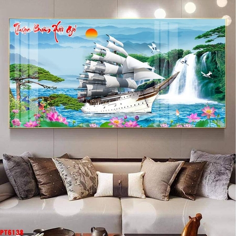Tranh Thuận Buồm Xuôi Gió | Tranh Ngọc Việt - Đắk Lắk | Tranh Ngọc Việt - Xưởng Tranh Đẹp Buôn Ma Thuột (BMT) DakLak