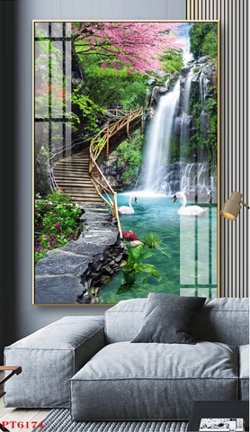 Tranh Sơn Thủy Dọc | Tranh Ngọc Việt - Đắk Lắk | Tranh Ngọc Việt - Xưởng Tranh Đẹp Buôn Ma Thuột (BMT) DakLak