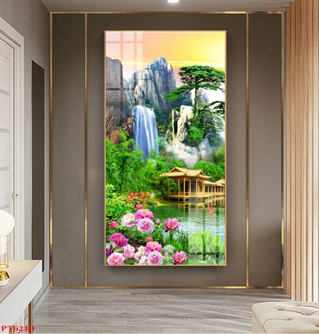 Tranh Sơn Thủy Dọc | Tranh Ngọc Việt - Đắk Lắk | Tranh Ngọc Việt - Xưởng Tranh Đẹp Buôn Ma Thuột (BMT) DakLak