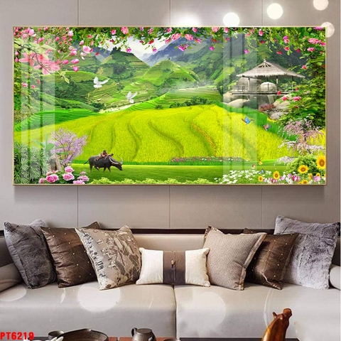 Tranh Ruộng Bậc Thang | Tranh Ngọc Việt - Đắk Lắk | Tranh Ngọc Việt - Xưởng Tranh Đẹp Buôn Ma Thuột (BMT) DakLak