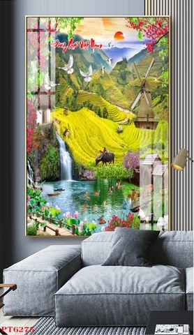 Tranh Sơn Thủy Dọc | Tranh Ngọc Việt - Đắk Lắk | Tranh Ngọc Việt - Xưởng Tranh Đẹp Buôn Ma Thuột (BMT) DakLak