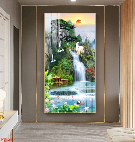 Tranh Sơn Thủy Dọc | Tranh Ngọc Việt - Đắk Lắk | Tranh Ngọc Việt - Xưởng Tranh Đẹp Buôn Ma Thuột (BMT) DakLak