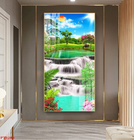 Tranh Sơn Thủy Dọc | Tranh Ngọc Việt - Đắk Lắk | Tranh Ngọc Việt - Xưởng Tranh Đẹp Buôn Ma Thuột (BMT) DakLak