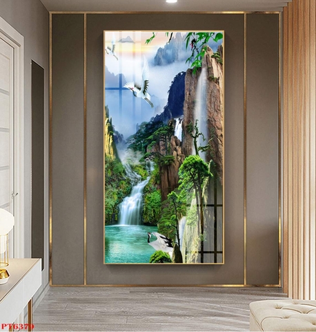 Tranh Sơn Thủy Dọc | Tranh Ngọc Việt - Đắk Lắk | Tranh Ngọc Việt - Xưởng Tranh Đẹp Buôn Ma Thuột (BMT) DakLak