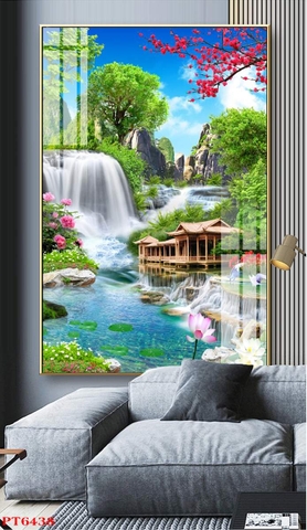 Tranh Sơn Thủy Dọc | Tranh Ngọc Việt - Đắk Lắk | Tranh Ngọc Việt - Xưởng Tranh Đẹp Buôn Ma Thuột (BMT) DakLak