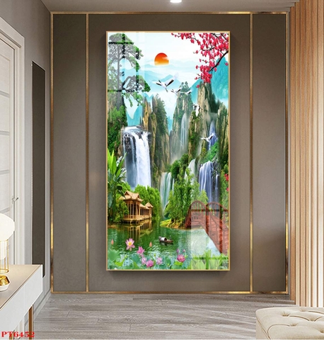 Tranh Sơn Thủy Dọc | Tranh Ngọc Việt - Đắk Lắk | Tranh Ngọc Việt - Xưởng Tranh Đẹp Buôn Ma Thuột (BMT) DakLak