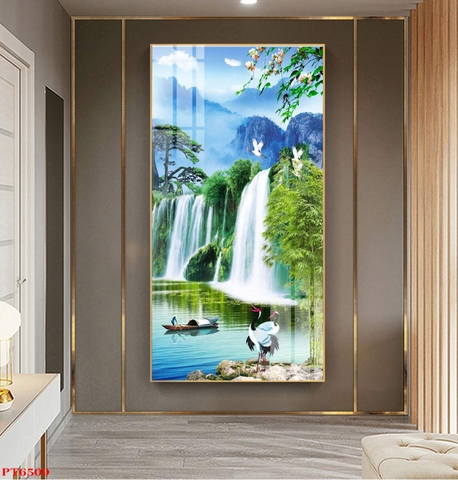 Tranh Sơn Thủy Dọc | Tranh Ngọc Việt - Đắk Lắk | Tranh Ngọc Việt - Xưởng Tranh Đẹp Buôn Ma Thuột (BMT) DakLak