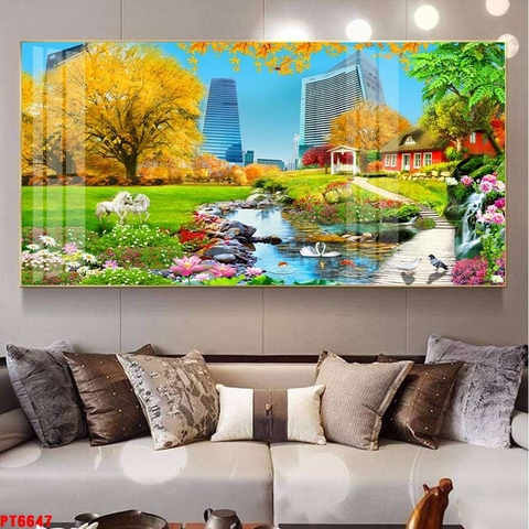 Tranh Phong Cảnh Thiên Nhiên | Tranh Ngọc Việt - Đắk Lắk | Tranh Ngọc Việt - Xưởng Tranh Đẹp Buôn Ma Thuột (BMT) DakLak