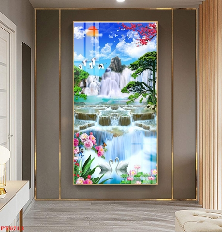 Tranh Sơn Thủy Dọc | Tranh Ngọc Việt - Đắk Lắk | Tranh Ngọc Việt - Xưởng Tranh Đẹp Buôn Ma Thuột (BMT) DakLak