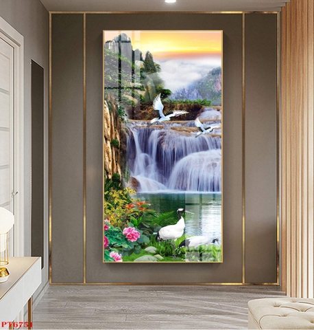 Tranh Sơn Thủy Dọc | Tranh Ngọc Việt - Đắk Lắk | Tranh Ngọc Việt - Xưởng Tranh Đẹp Buôn Ma Thuột (BMT) DakLak