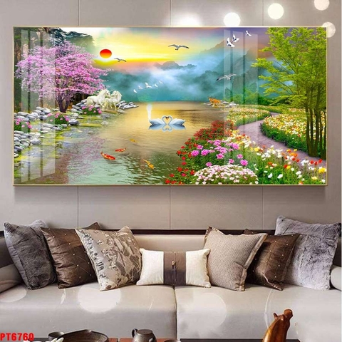 Tranh Phong Cảnh Thiên Nhiên | Tranh Ngọc Việt - Đắk Lắk | Tranh Ngọc Việt - Xưởng Tranh Đẹp Buôn Ma Thuột (BMT) DakLak