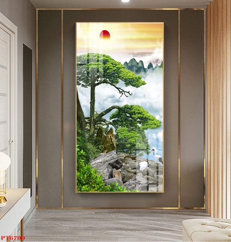 Tranh Sơn Thủy Dọc | Tranh Ngọc Việt - Đắk Lắk | Tranh Ngọc Việt - Xưởng Tranh Đẹp Buôn Ma Thuột (BMT) DakLak