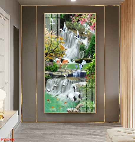 Tranh Sơn Thủy Dọc | Tranh Ngọc Việt - Đắk Lắk | Tranh Ngọc Việt - Xưởng Tranh Đẹp Buôn Ma Thuột (BMT) DakLak