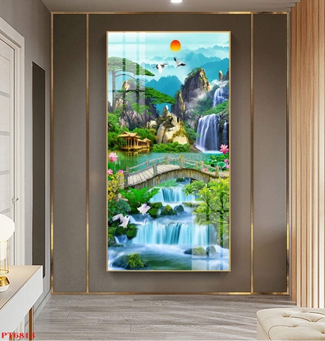 Tranh Sơn Thủy Dọc | Tranh Ngọc Việt - Đắk Lắk | Tranh Ngọc Việt - Xưởng Tranh Đẹp Buôn Ma Thuột (BMT) DakLak