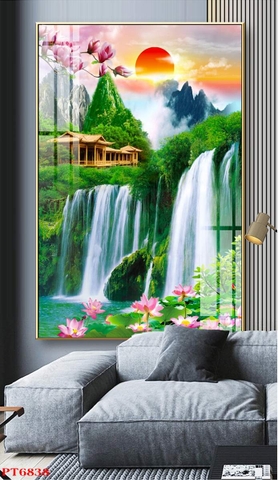 Tranh Sơn Thủy Dọc | Tranh Ngọc Việt - Đắk Lắk | Tranh Ngọc Việt - Xưởng Tranh Đẹp Buôn Ma Thuột (BMT) DakLak