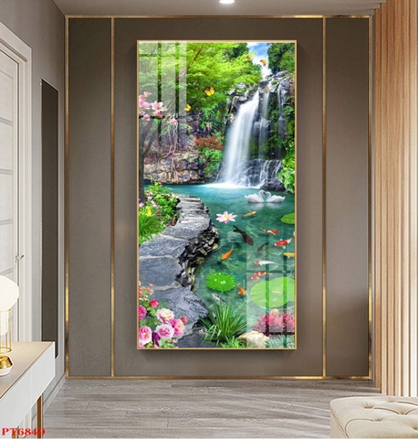 Tranh Sơn Thủy Dọc | Tranh Ngọc Việt - Đắk Lắk | Tranh Ngọc Việt - Xưởng Tranh Đẹp Buôn Ma Thuột (BMT) DakLak