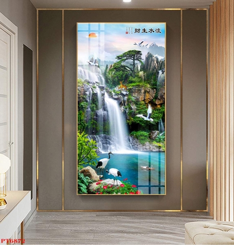 Tranh Sơn Thủy Dọc | Tranh Ngọc Việt - Đắk Lắk | Tranh Ngọc Việt - Xưởng Tranh Đẹp Buôn Ma Thuột (BMT) DakLak