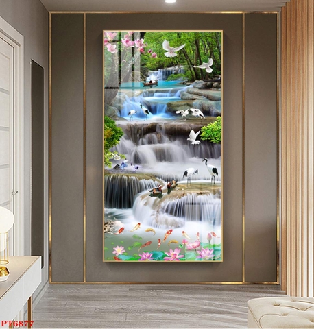Tranh Sơn Thủy Dọc | Tranh Ngọc Việt - Đắk Lắk | Tranh Ngọc Việt - Xưởng Tranh Đẹp Buôn Ma Thuột (BMT) DakLak
