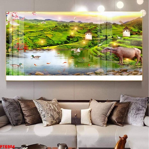 Tranh Ruộng Bậc Thang | Tranh Ngọc Việt - Đắk Lắk | Tranh Ngọc Việt - Xưởng Tranh Đẹp Buôn Ma Thuột (BMT) DakLak