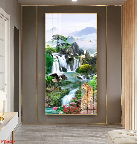 Tranh Sơn Thủy Dọc | Tranh Ngọc Việt - Đắk Lắk | Tranh Ngọc Việt - Xưởng Tranh Đẹp Buôn Ma Thuột (BMT) DakLak