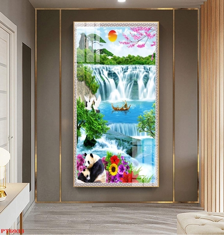 Tranh Sơn Thủy Dọc | Tranh Ngọc Việt - Đắk Lắk | Tranh Ngọc Việt - Xưởng Tranh Đẹp Buôn Ma Thuột (BMT) DakLak