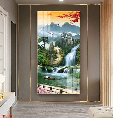 Tranh Sơn Thủy Dọc | Tranh Ngọc Việt - Đắk Lắk | Tranh Ngọc Việt - Xưởng Tranh Đẹp Buôn Ma Thuột (BMT) DakLak