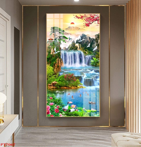 Tranh Sơn Thủy Dọc | Tranh Ngọc Việt - Đắk Lắk | Tranh Ngọc Việt - Xưởng Tranh Đẹp Buôn Ma Thuột (BMT) DakLak