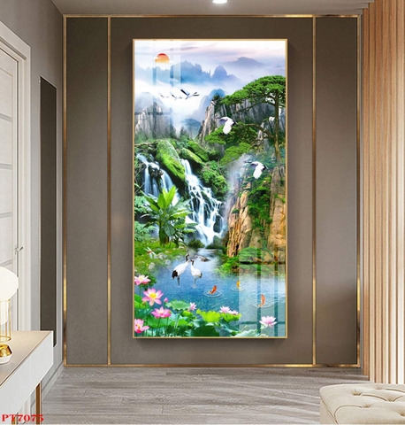 Tranh Sơn Thủy Dọc | Tranh Ngọc Việt - Đắk Lắk | Tranh Ngọc Việt - Xưởng Tranh Đẹp Buôn Ma Thuột (BMT) DakLak