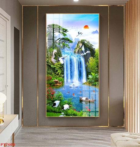 Tranh Sơn Thủy Dọc | Tranh Ngọc Việt - Đắk Lắk | Tranh Ngọc Việt - Xưởng Tranh Đẹp Buôn Ma Thuột (BMT) DakLak