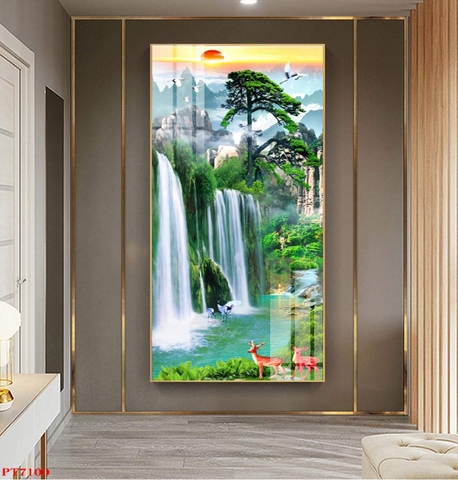 Tranh Sơn Thủy Dọc | Tranh Ngọc Việt - Đắk Lắk | Tranh Ngọc Việt - Xưởng Tranh Đẹp Buôn Ma Thuột (BMT) DakLak