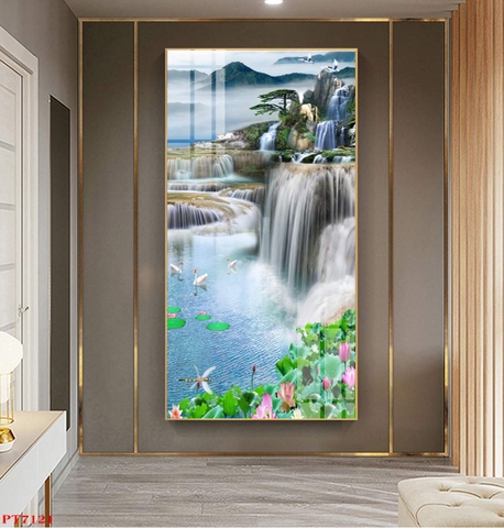 Tranh Sơn Thủy Dọc | Tranh Ngọc Việt - Đắk Lắk | Tranh Ngọc Việt - Xưởng Tranh Đẹp Buôn Ma Thuột (BMT) DakLak