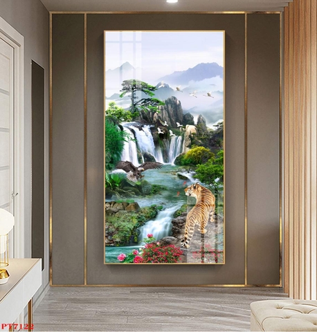 Tranh Sơn Thủy Dọc | Tranh Ngọc Việt - Đắk Lắk | Tranh Ngọc Việt - Xưởng Tranh Đẹp Buôn Ma Thuột (BMT) DakLak