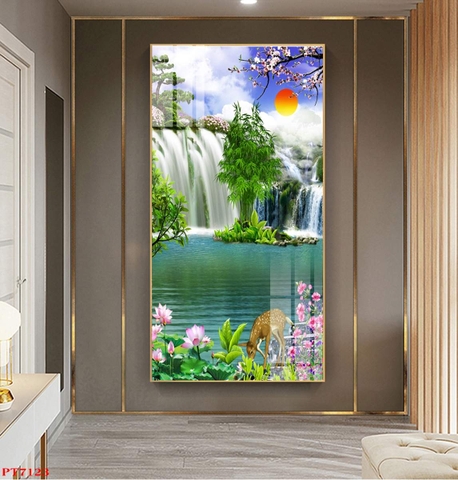 Tranh Sơn Thủy Dọc | Tranh Ngọc Việt - Đắk Lắk | Tranh Ngọc Việt - Xưởng Tranh Đẹp Buôn Ma Thuột (BMT) DakLak